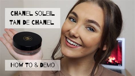 how to apply soleil tan de chanel bronzing makeup base|Chanel bronzer soleil tan boots.